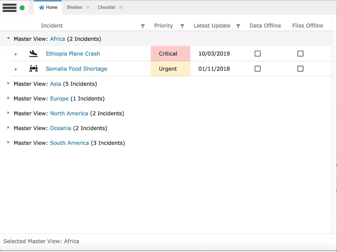 صور Client for web-based EOC iPad 