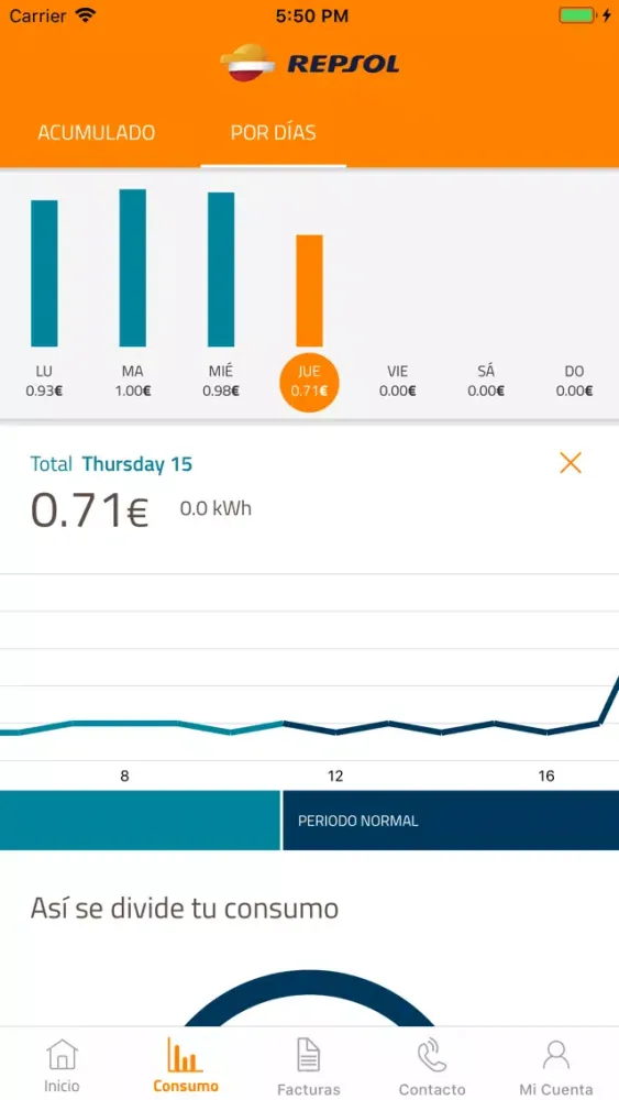Captures d'écran de Tu Oficina Online Luz y Gas