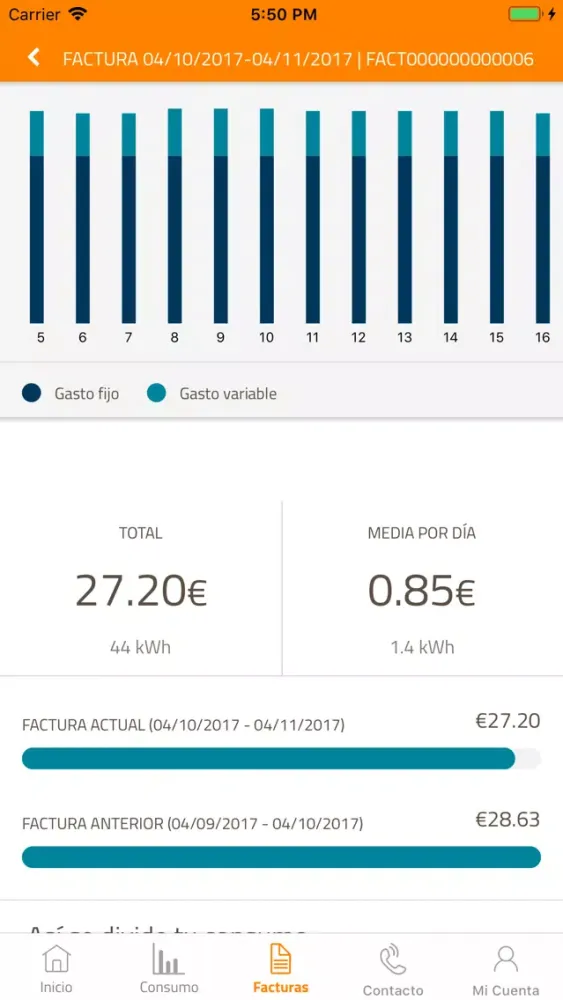 Captures d'écran de Tu Oficina Online Luz y Gas