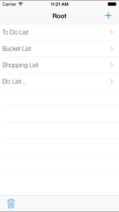 To Do List (BucketList) スクリーンショット