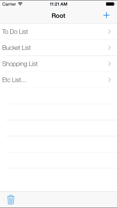 Tangkapan skrin To Do List (BucketList)