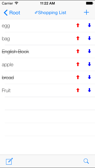 To Do List (BucketList) スクリーンショット