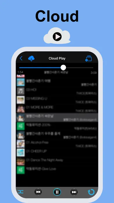 Capturas de pantalla de Folder Music Player (+Cloud)