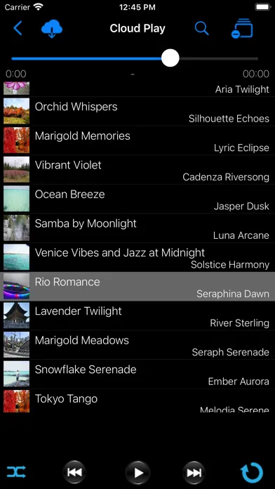 Capturas de pantalla de Folder Music Player (+Cloud)