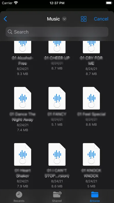 Capturas de pantalla de Folder Music Player (+Cloud)