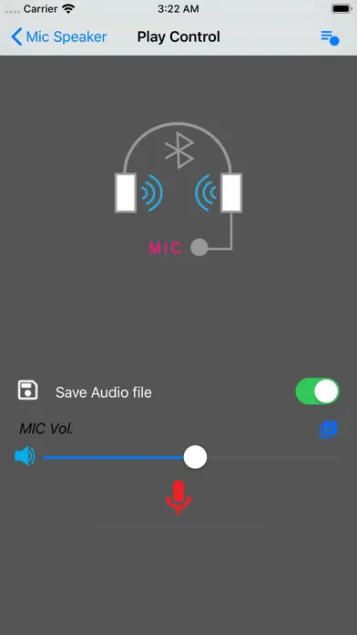 Capturas de tela do Mic Speaker