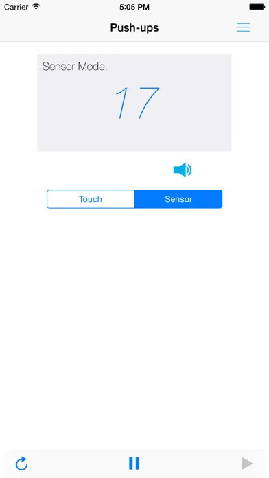 Push-ups Sensor Screenshots