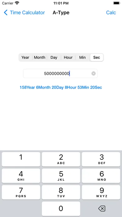 Tangkapan layar Time calculator  ( Converter )