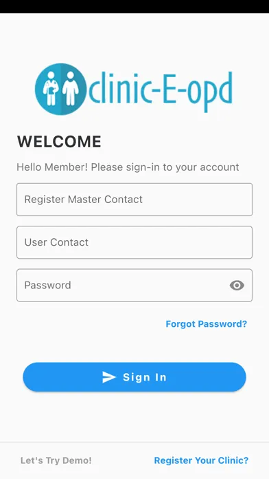 CLINICeOPD - Software Screenshots