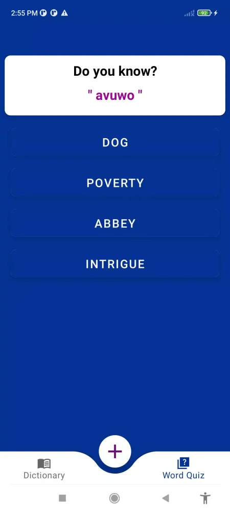 Ewe To English Dictionary Screenshots