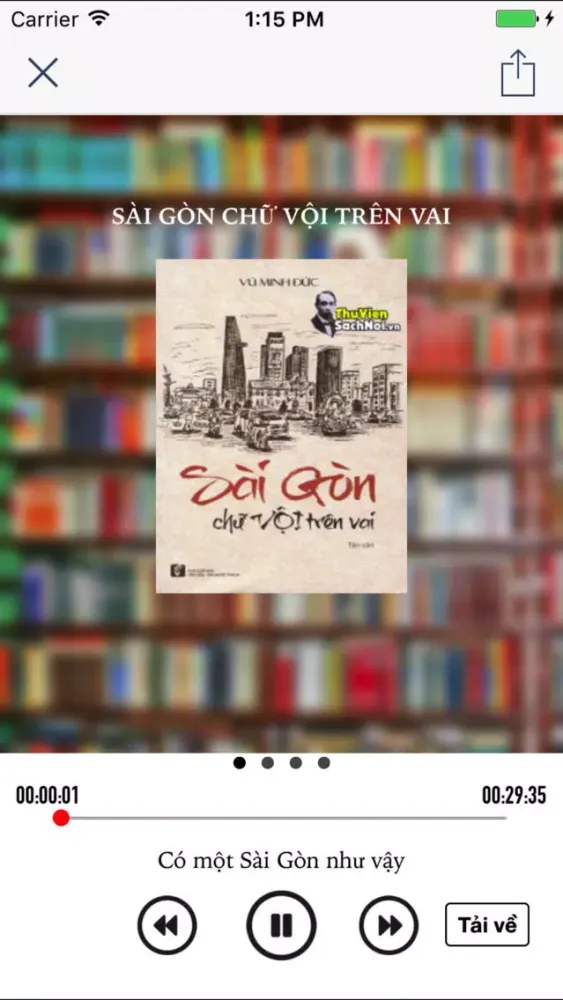 Zrzuty ekranu Thư viện sách nói cho Việt Nam