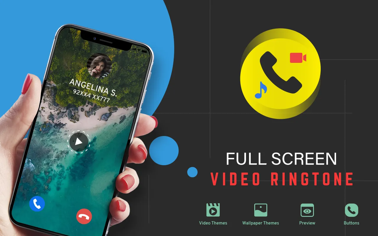 Capturas de pantalla de Full Screen Video Ringtone