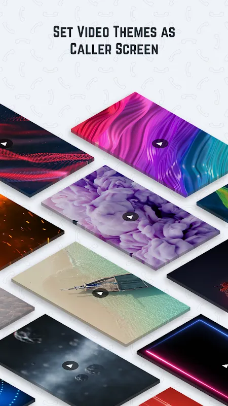 Capturas de pantalla de Full Screen Video Ringtone