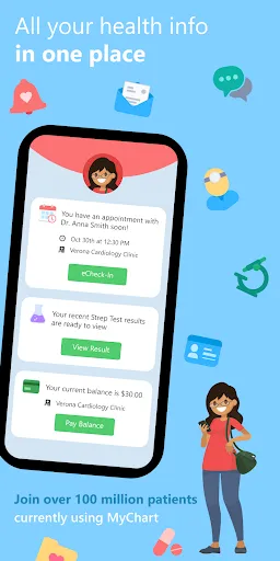 MyChart スクリーンショット