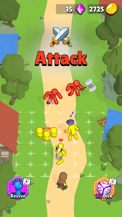 Capturas de pantalla de Stickman Epic Dice Battle