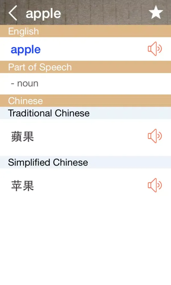 ภาพหน้าจอของ Chinese English Dictionary Pro