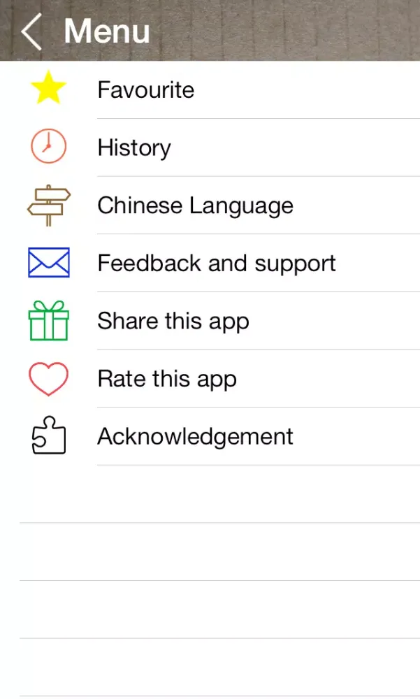 ภาพหน้าจอของ Chinese English Dictionary Pro