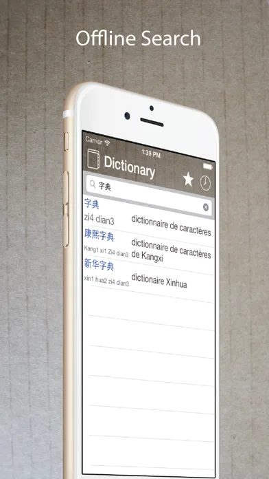 Tangkapan layar Chinese French Dictionary 法中词典
