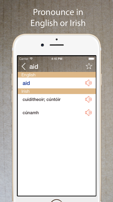 Tangkapan layar Irish English Dictionary +