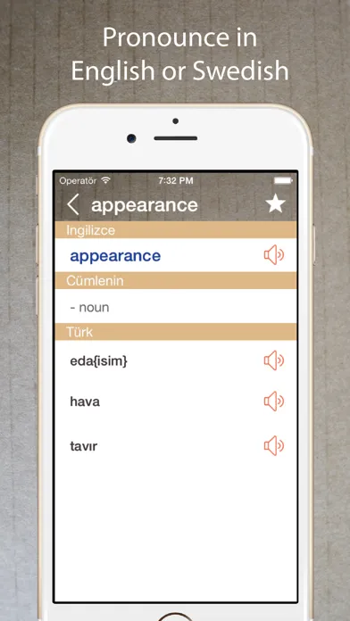 Zrzuty ekranu Swedish English Dictionary Pro