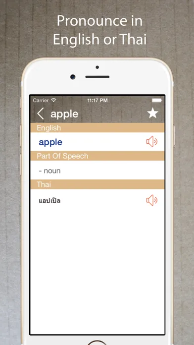 Screenshot di Thai English Dictionary +