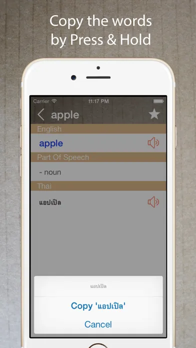 Screenshot di Thai English Dictionary +