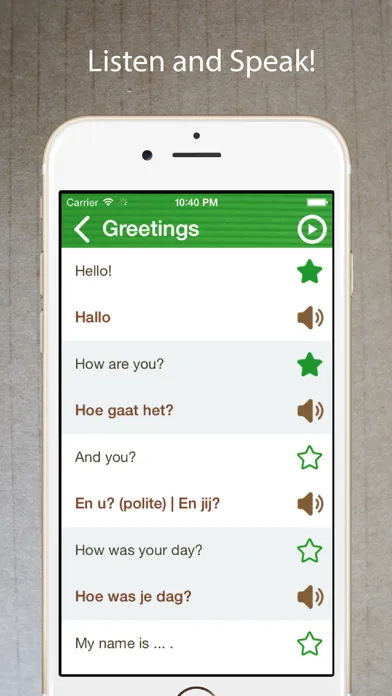 Learn Dutch Phrasebook Offline Screenshots