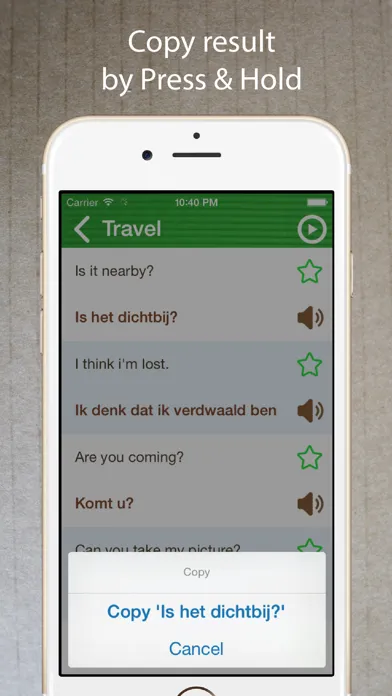 Learn Dutch Phrasebook Offline Screenshots