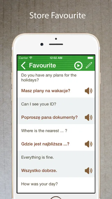 Learn Polish Phrasebook Pro +应用截图