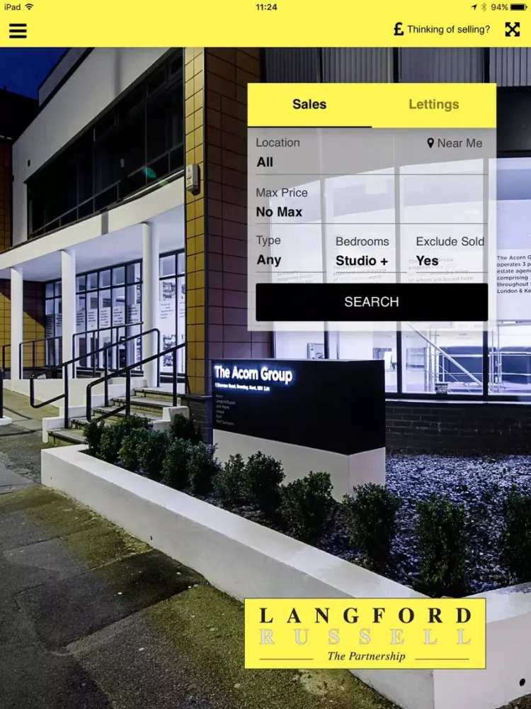 Capturas de tela do LR Property Search iPad 