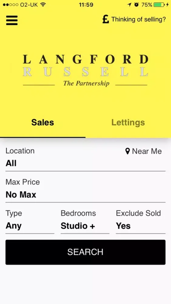 Capturas de tela do LR Property Search