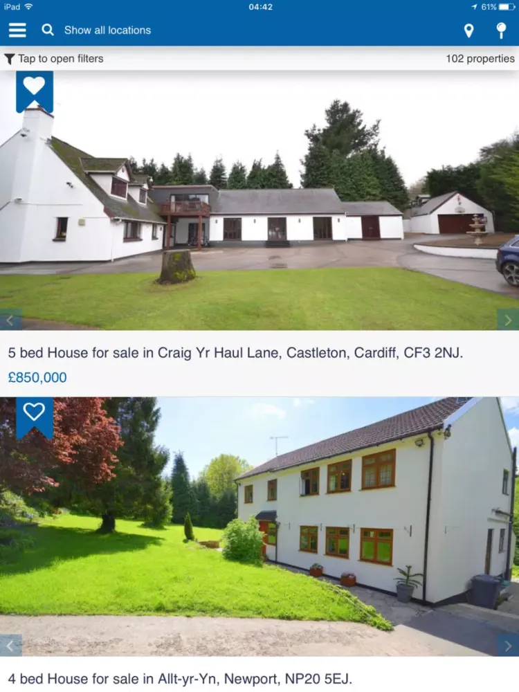 Screenshot di Moginie James Property Search iPad 