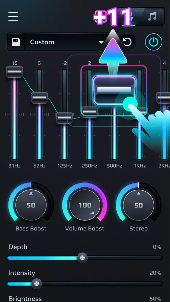 Ảnh chụp màn hình của Equalizer