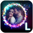 Lighting Text Photo Frame : Light Text Photo Frame