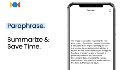 Screenshot di TL;DR - Scan & Summarize
