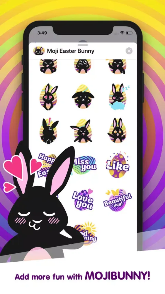 Screenshot di Moji Easter Bunny