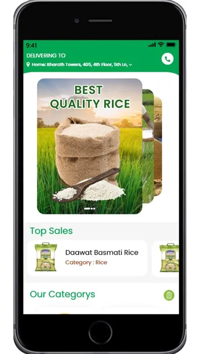 E-rice: rice grocery delivery Screenshots