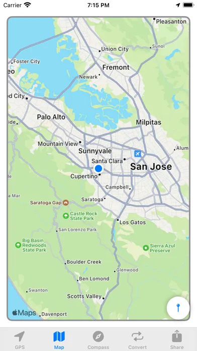 Screenshot di Where i am? & Map Link Convert