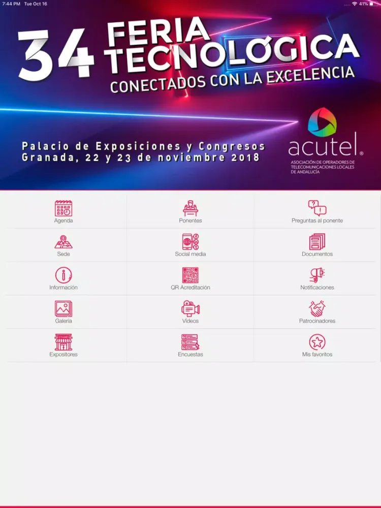 Zrzuty ekranu Feria de Acutel 2019 iPad 