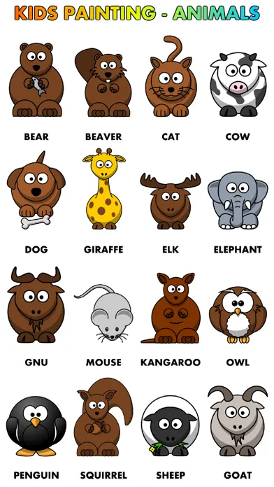 Kids Painting - Animals Screenshots