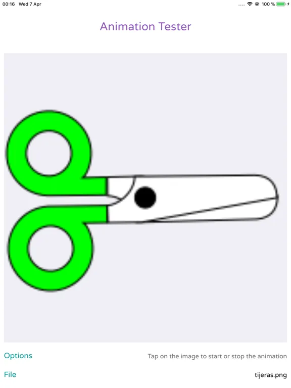 Animation Tester iPad  Screenshots