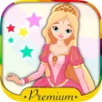 Color and paint drawings of Princesses with magic marker my princess - Premium