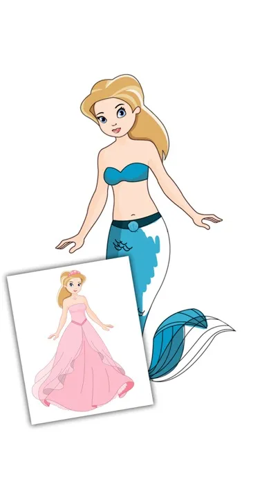 Color and paint drawings of Princesses with magic marker my princess - Premium سکرین شاٹس