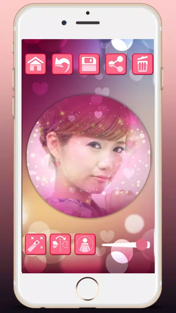 Zrzuty ekranu Love profile photo editor - for social networks in Valentine’s Day