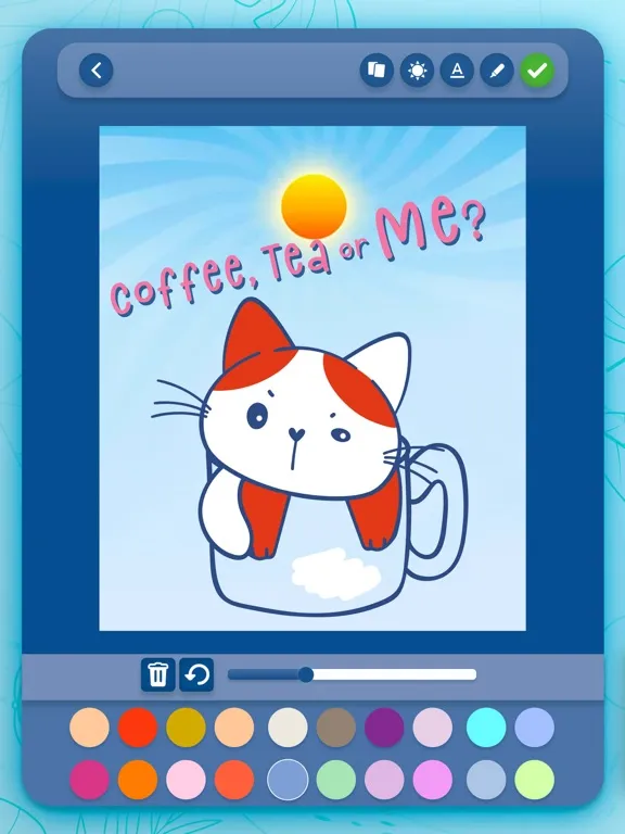Good Morning Greeting Cards iPad  سکرین شاٹس