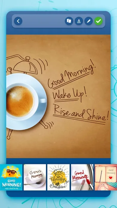 Good Morning Greeting Cards سکرین شاٹس