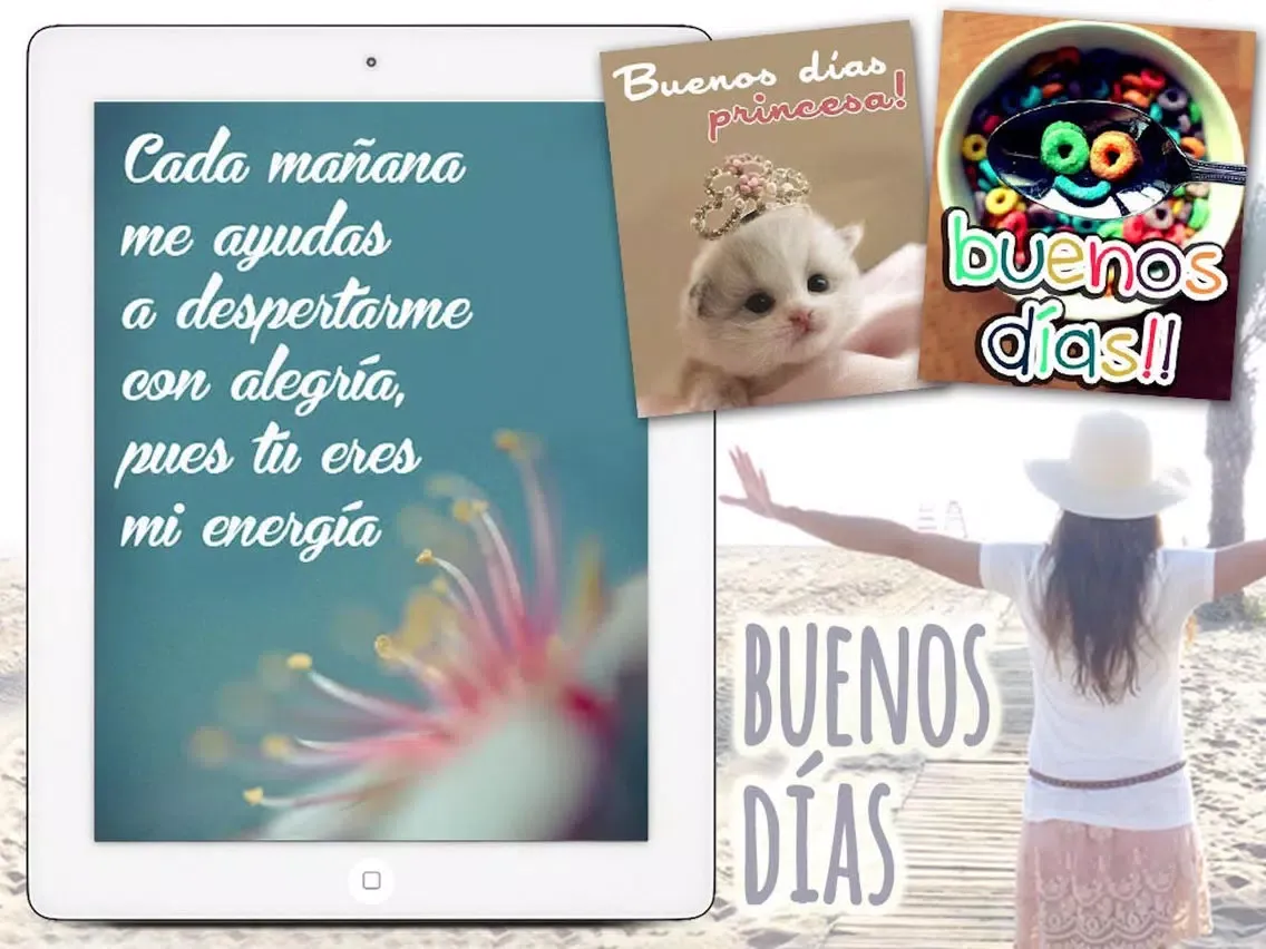 Good Morning messages in Spanish - Premium iPad  Screenshots