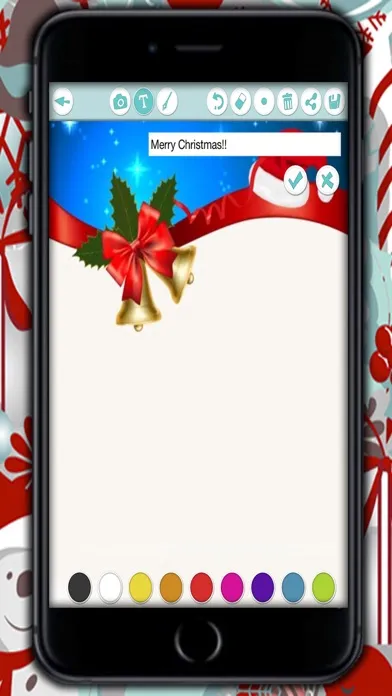 Create Christmas Cards - Customized Christmas greeting cards to write and wish a happy New Year Screenshots