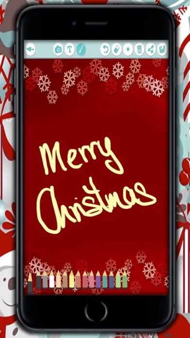 Create Christmas Cards - Customized Christmas greeting cards to write and wish a happy New Year Screenshots