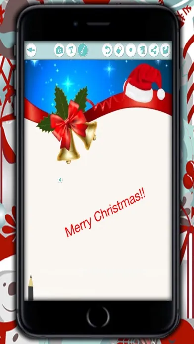 Create Christmas Cards - Customized Christmas greeting cards to write and wish a happy New Year Screenshots